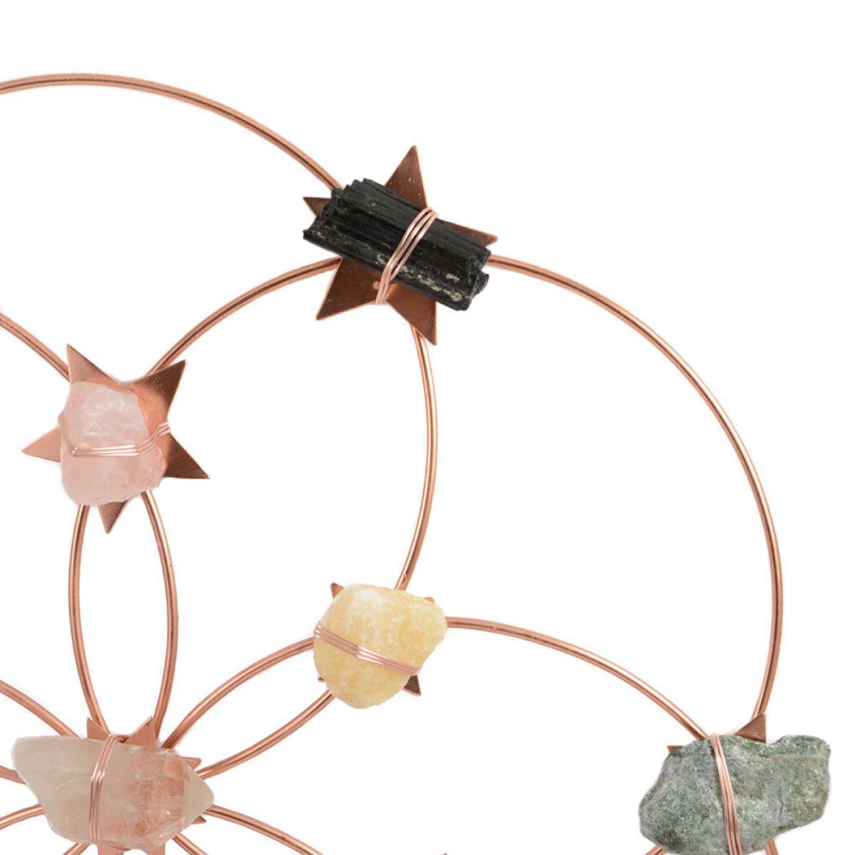 Ariana Ost - Healing Crystal Wall Hanging - Large - Rose Gold – image 2
