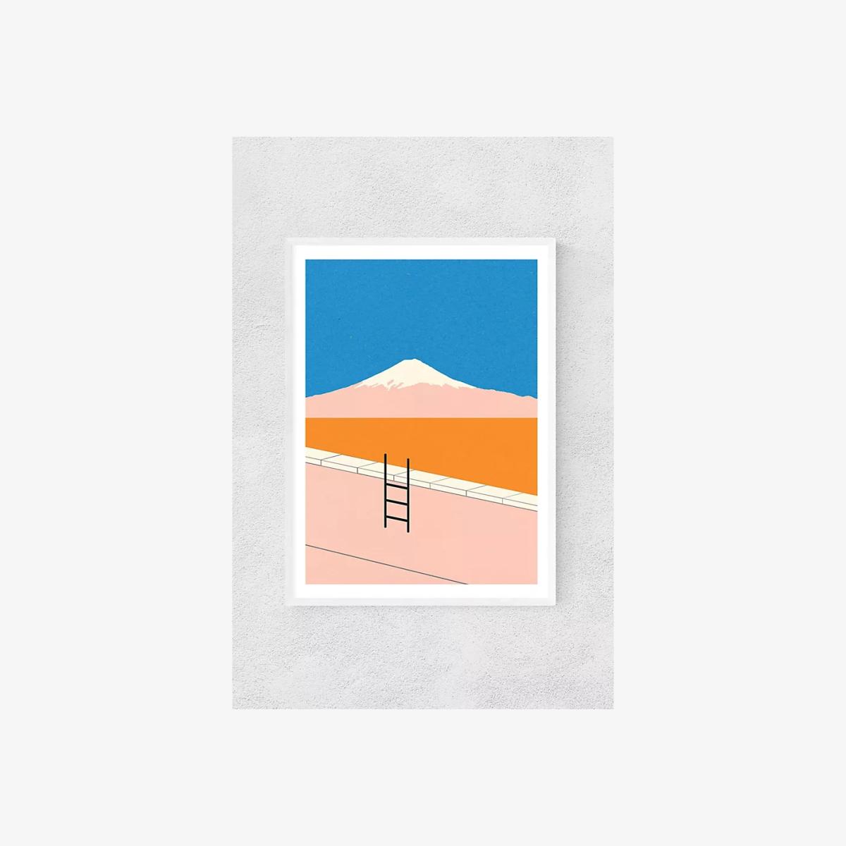 Fuji Pool Wall Art