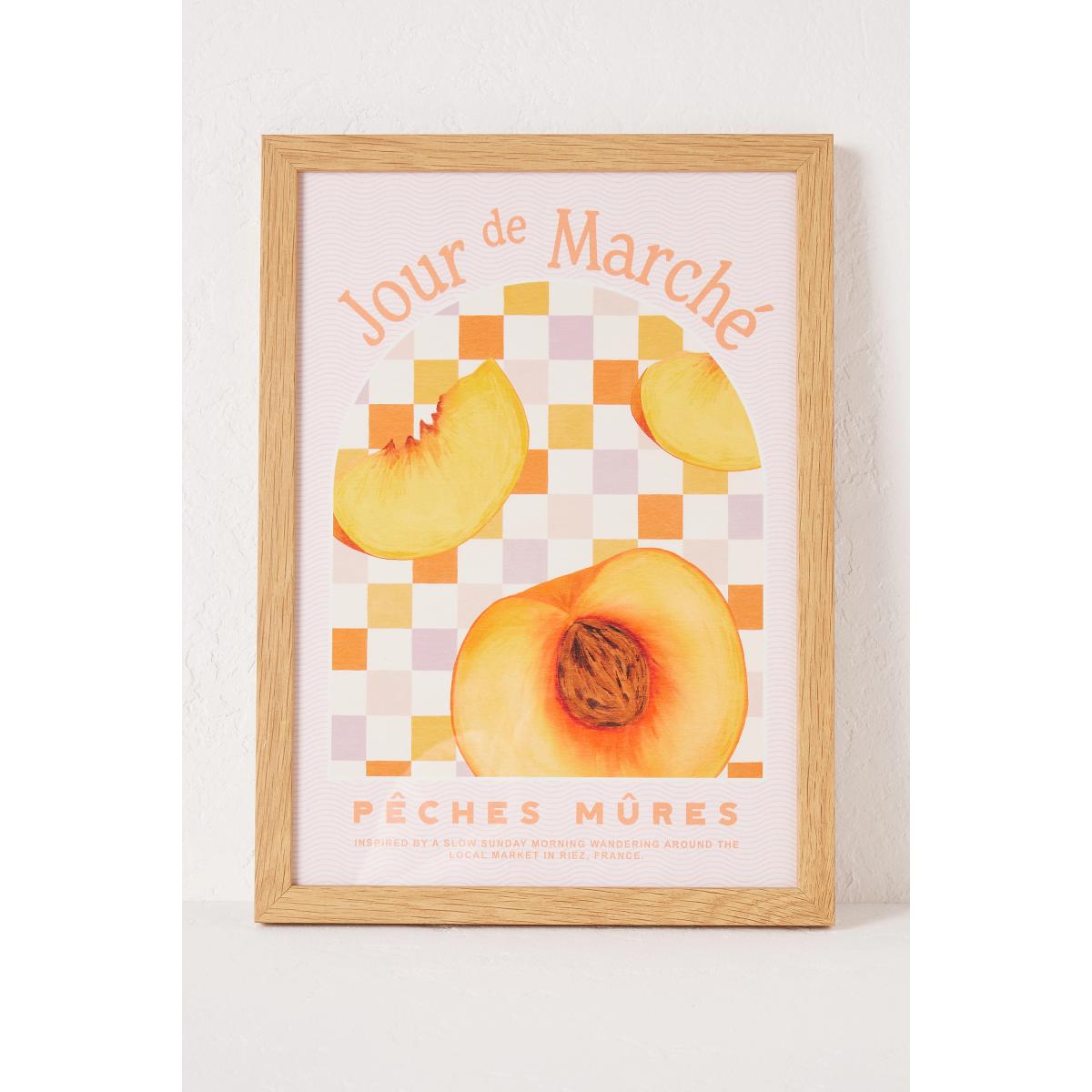 Proper Good Jour de Marche A3 Graphic Framed Wall Art Print – image 3