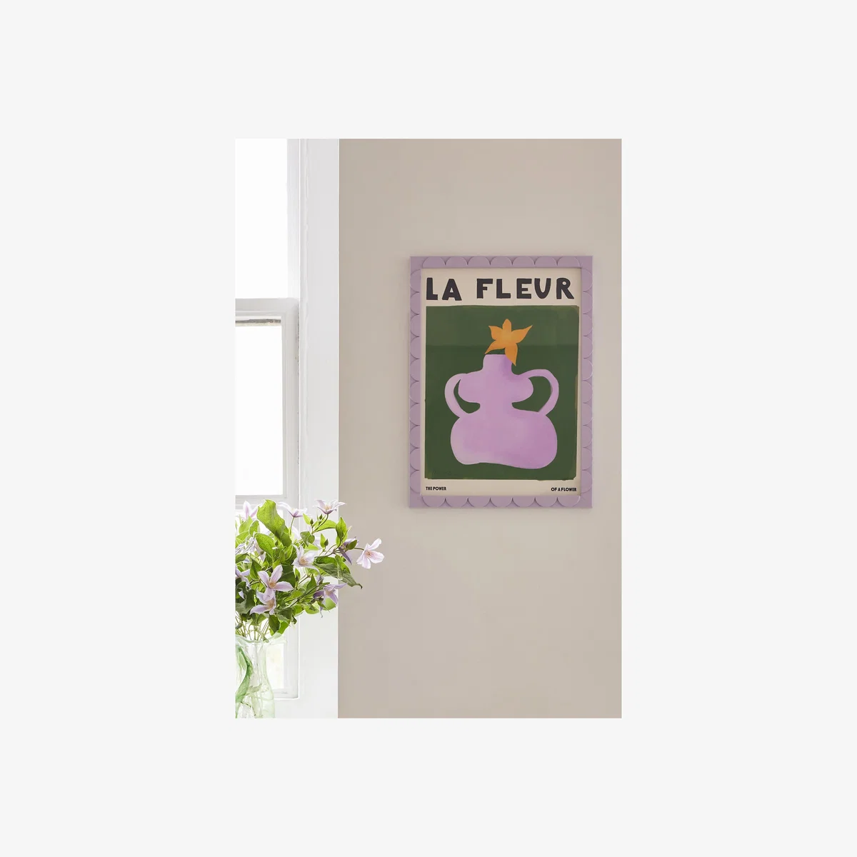 La Fleur by Natalia Bagniewska A3 Wall Art Print