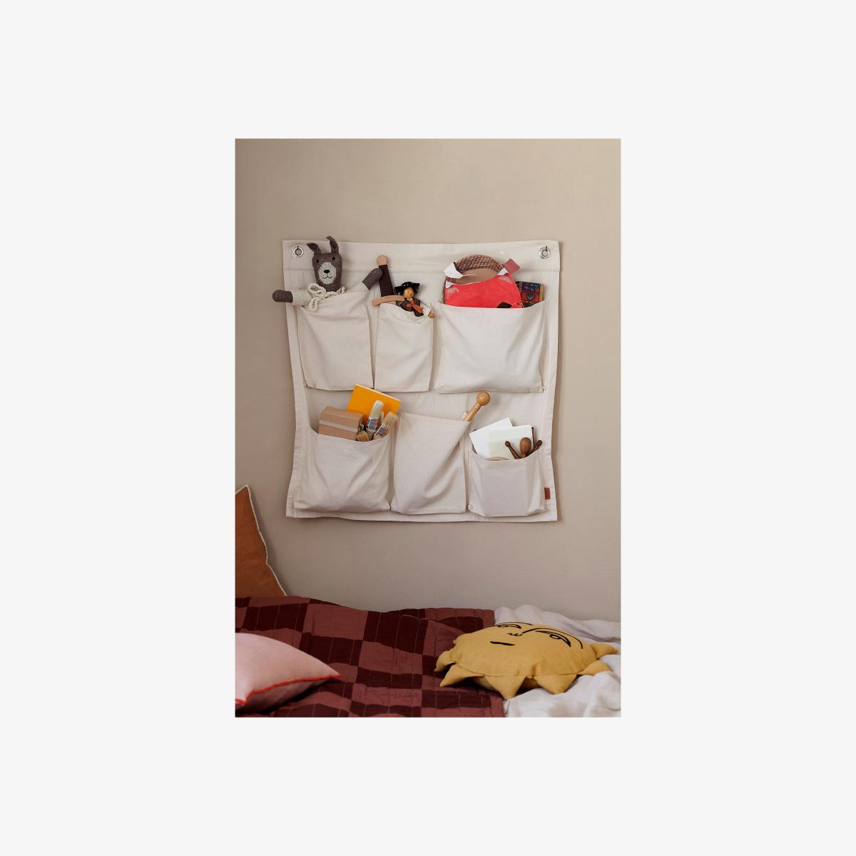 Ferm Living Canvas Wall Pockets – image 1
