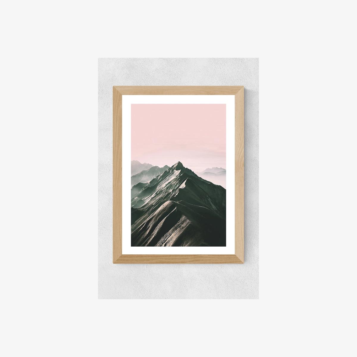 Sisi And Seb Mountain Wall Art Print