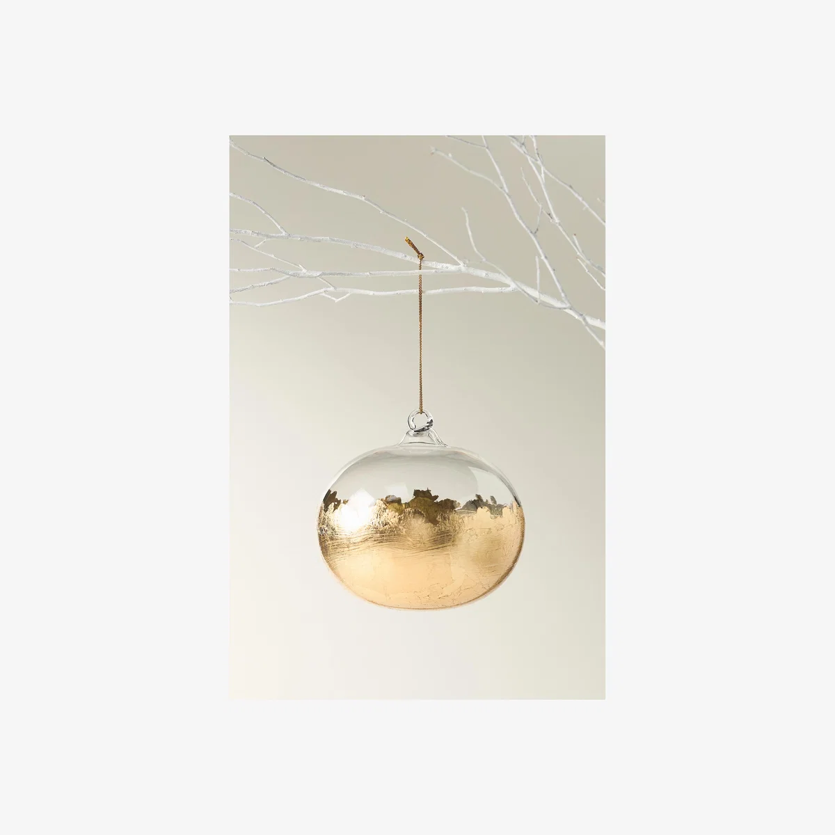 Gilded Orb Ornament – image 1