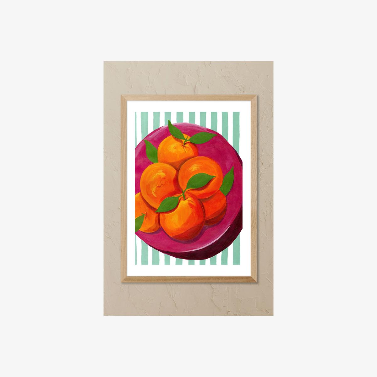 East End Prints Summer Blood Oranges Framed Wall Art
