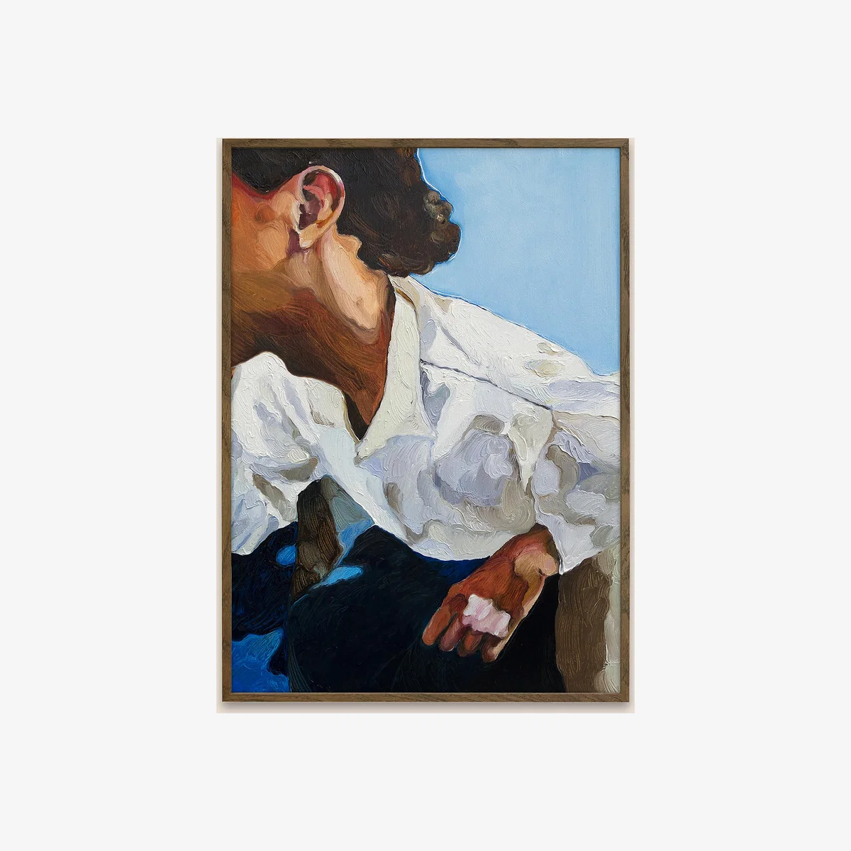 The Man I Met at The Bar by Lolita Pelegrime Framed Wall Art Print – image 1