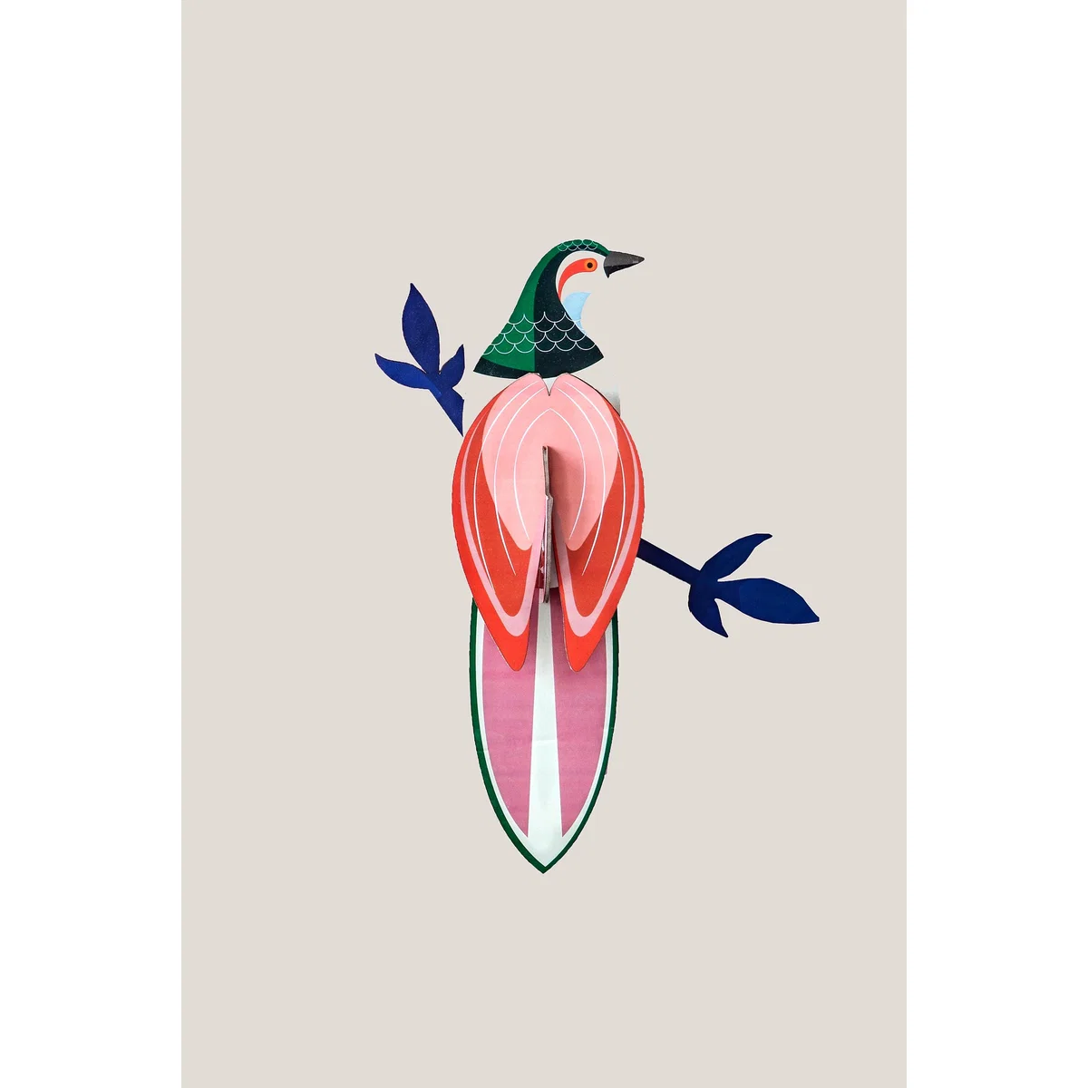 Studio Roof 3D Bird Wall Art – image 2