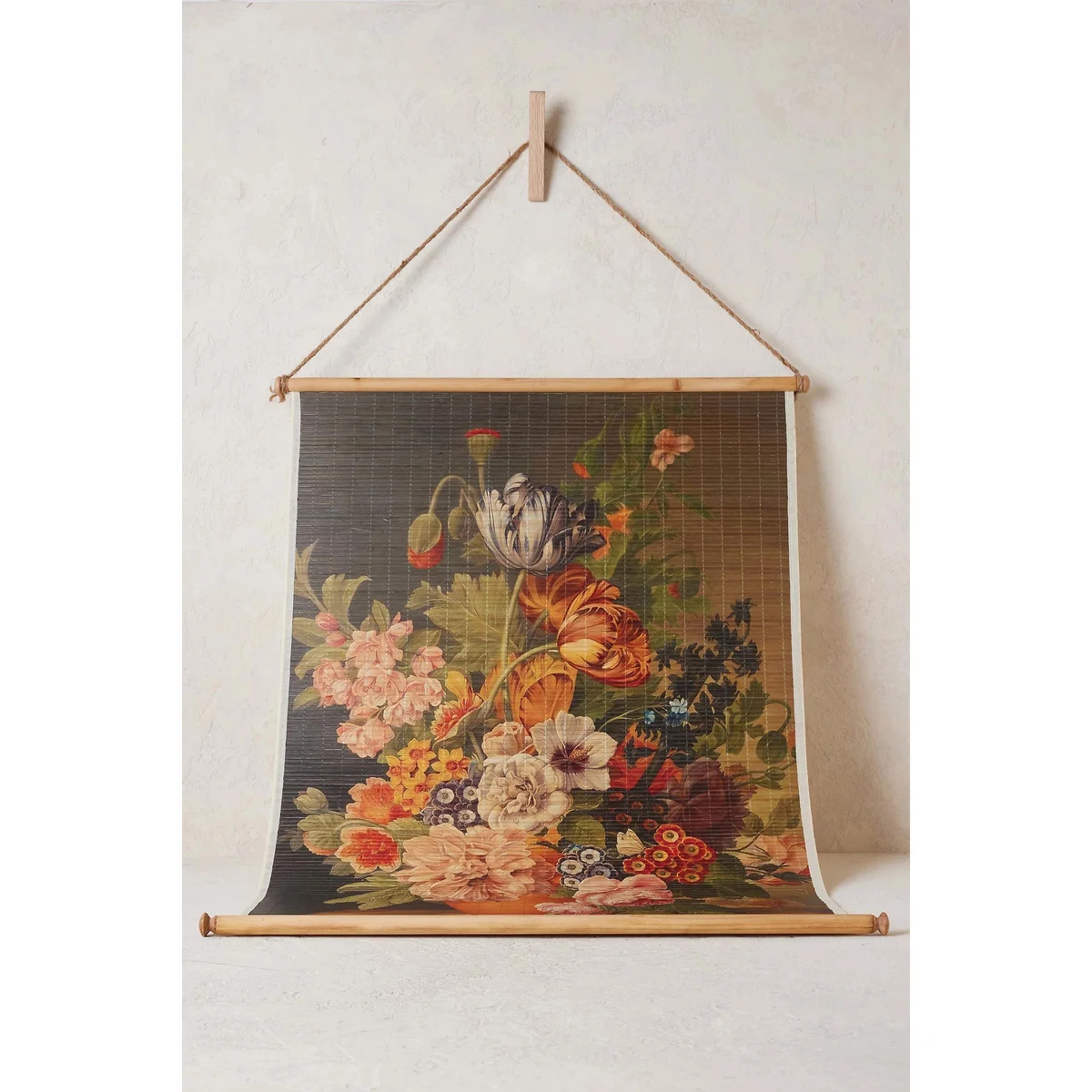 Floral Bamboo Wall Hanging – image 3