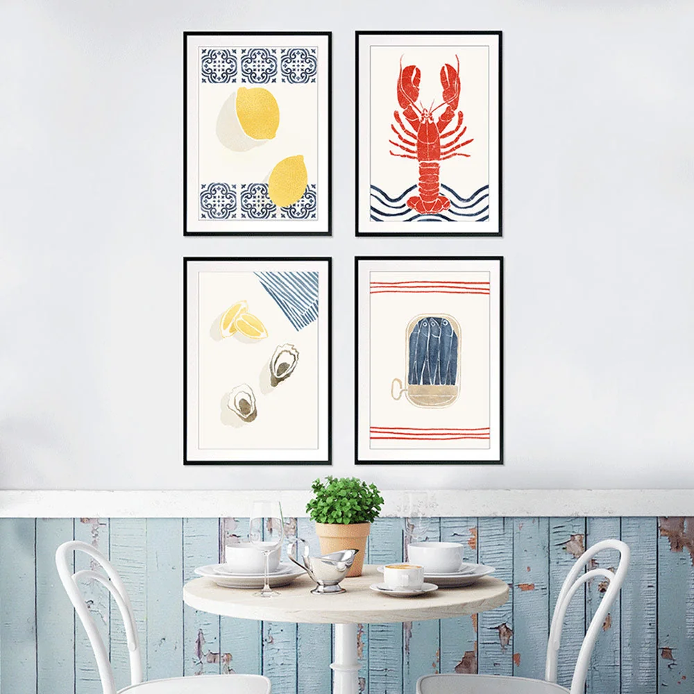 Seafood & Lemons III Wall Art – image 2