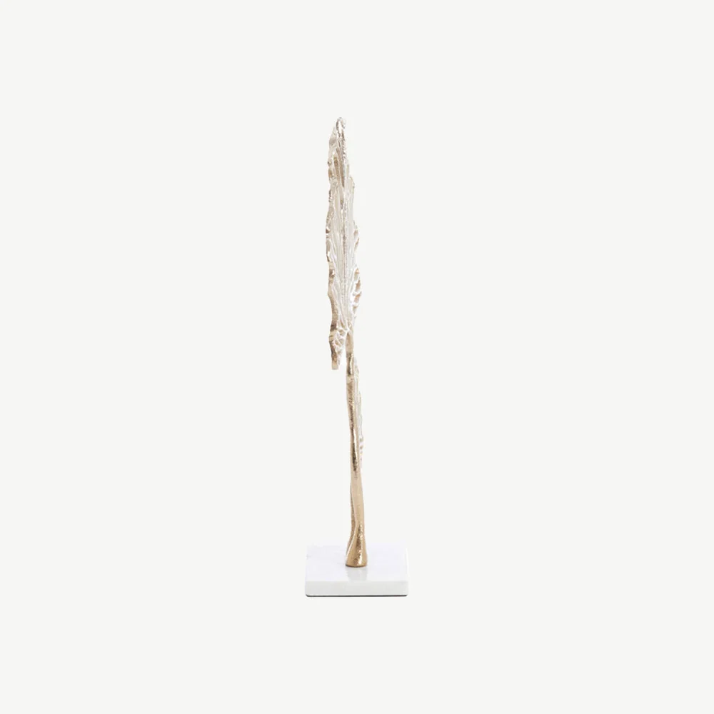 Leaf Gold & Marble Ornament – image 4