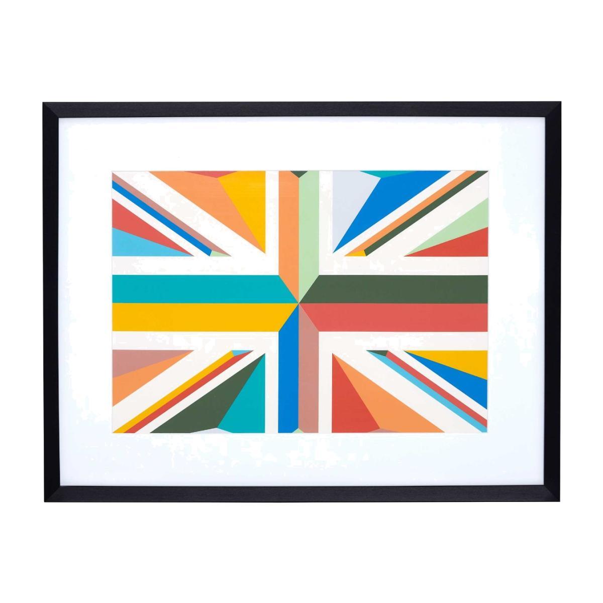 75th Anniversary Union Jack Framed Print Limited Edition – image 1