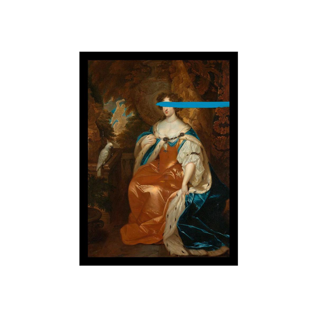 Blue Stripe Portrait Print | Barker & Stonehouse