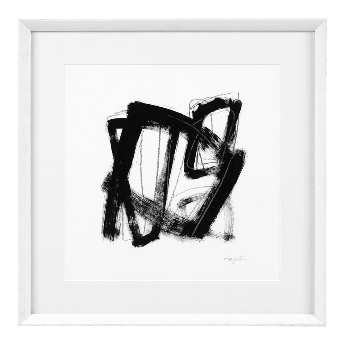 Eichholtz Print Ec286 Tessellation Set Of 4, Square, Black | Barker & Stonehouse – image 2