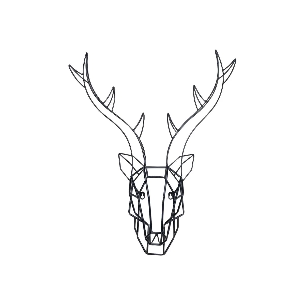 Antler Wall Deocration Art, Black Metal | Barker & Stonehouse
