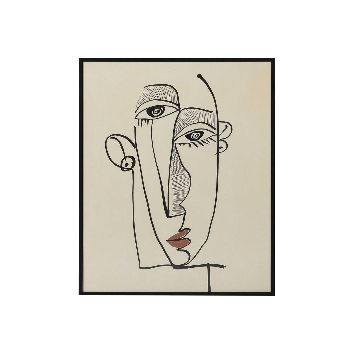 Abstract Face Picture Print, 776 | Barker & Stonehouse