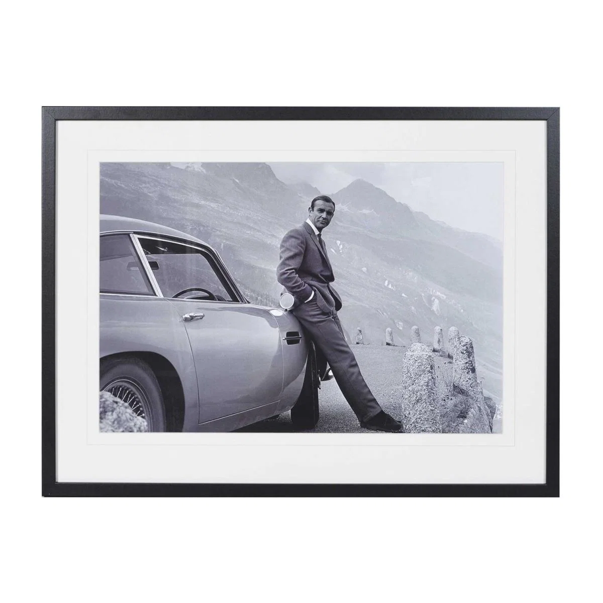 James Bond Aston Martin Frame Print | Barker & Stonehouse