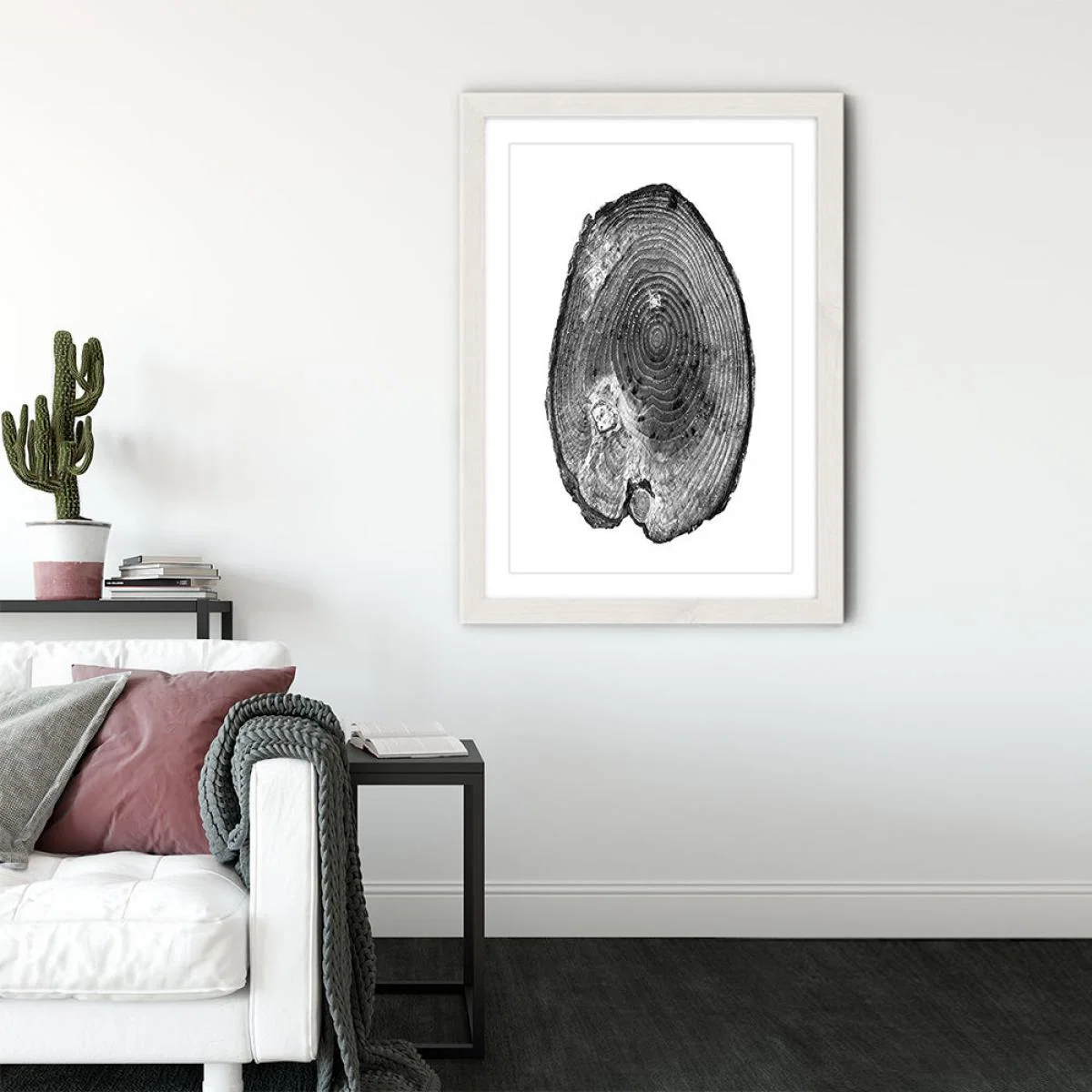 Pine Set I Art Print White Frame – image 4