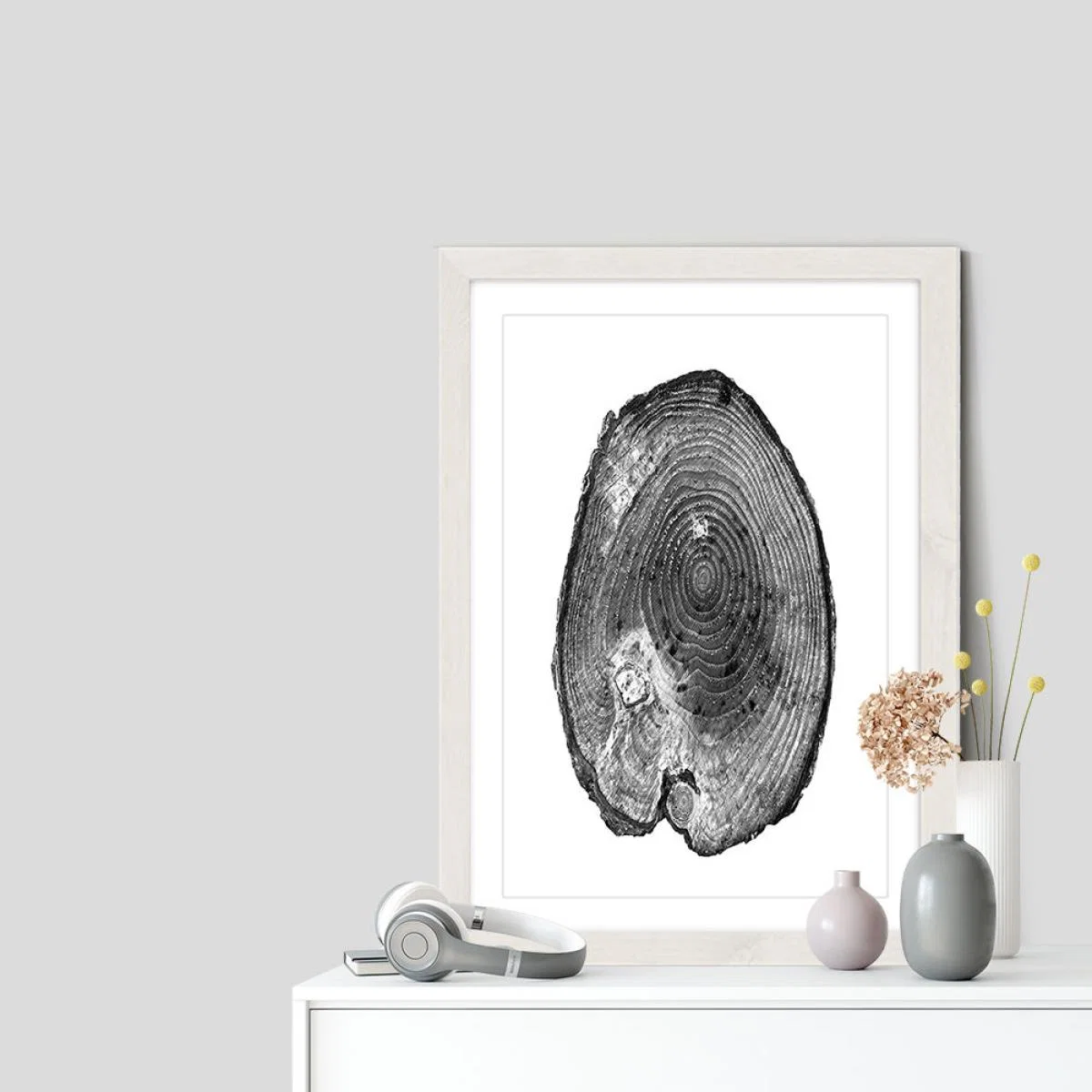 Pine Set I Art Print White Frame – image 6