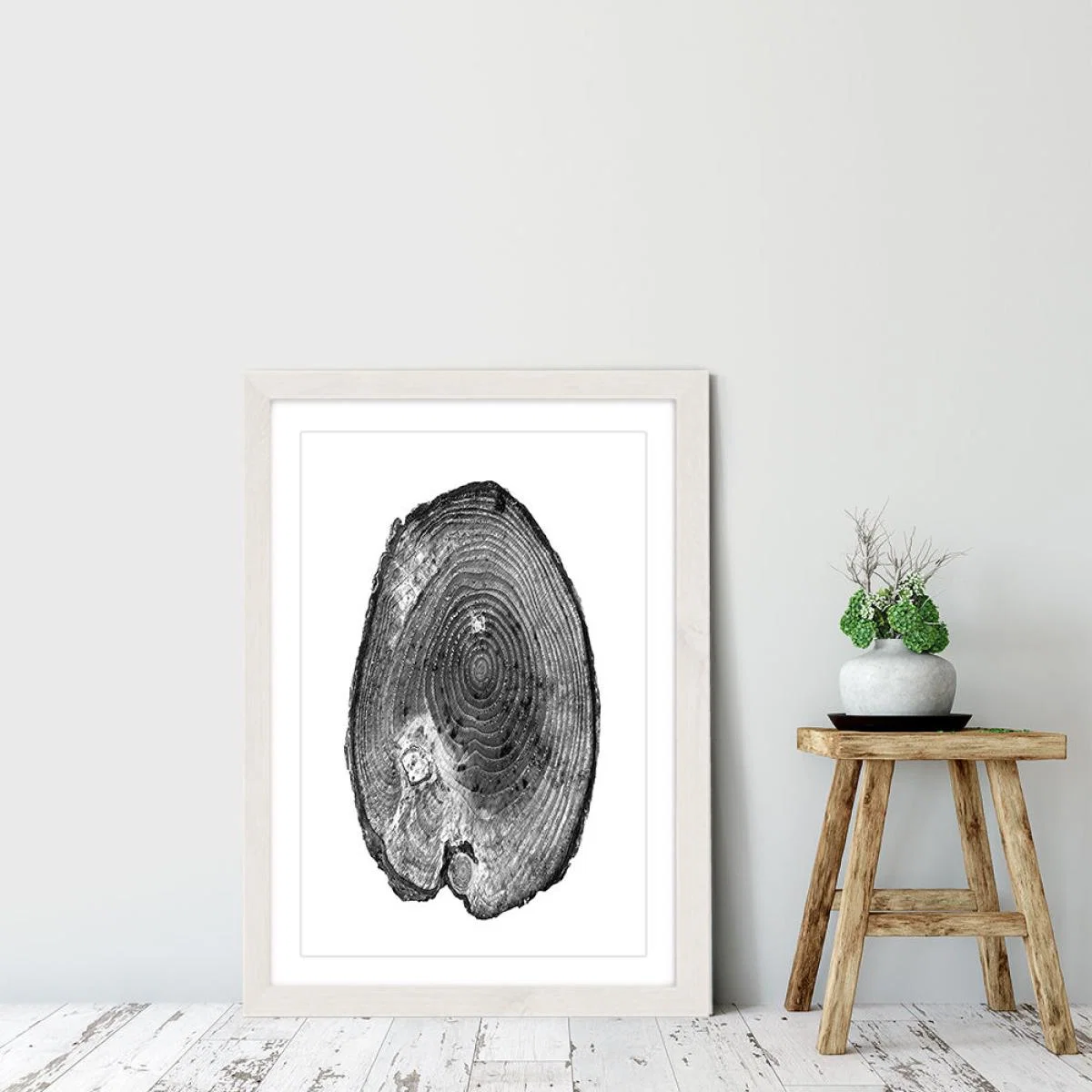 Pine Set I Art Print White Frame – image 7