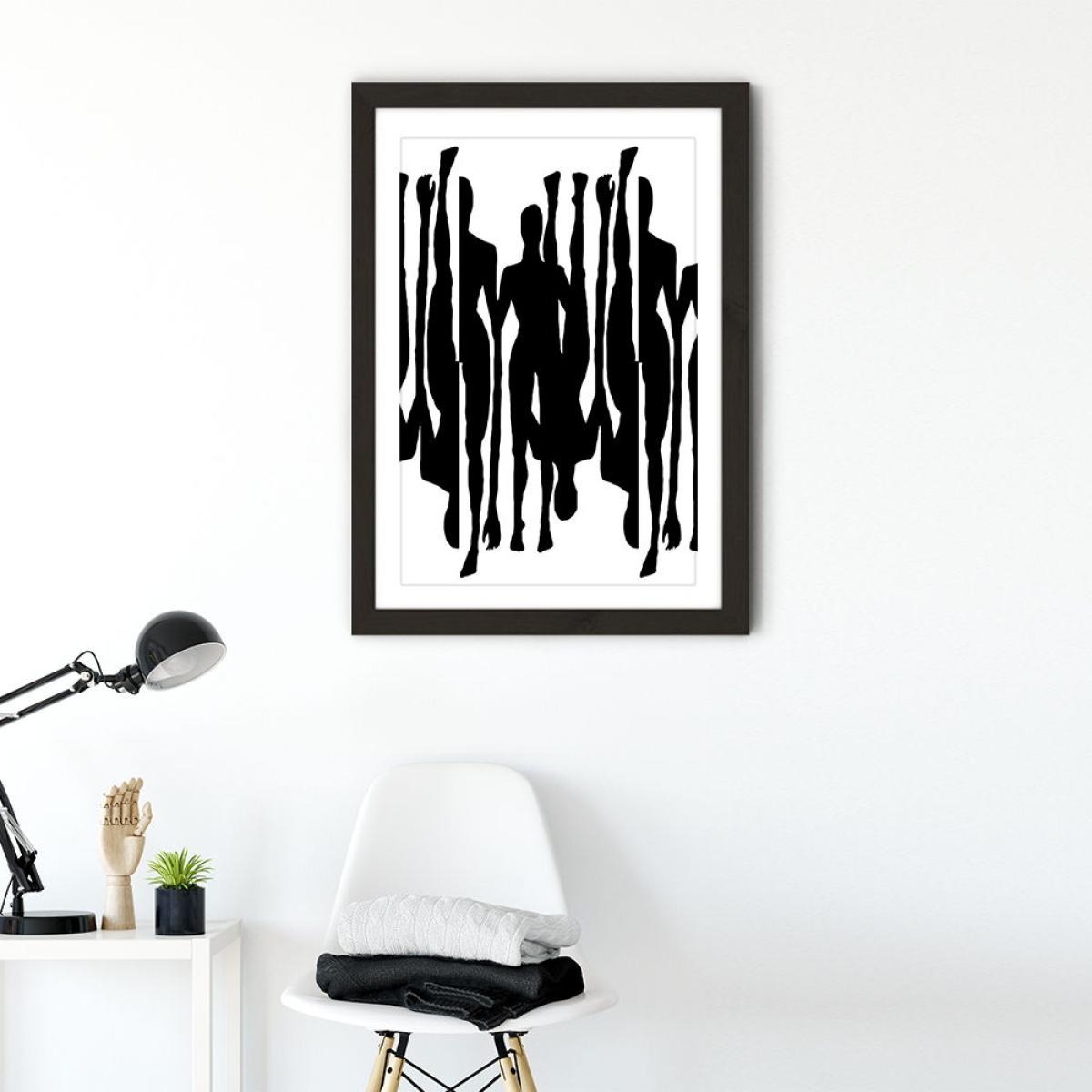 Silhouttes VIII Art Print Black Frame – image 2