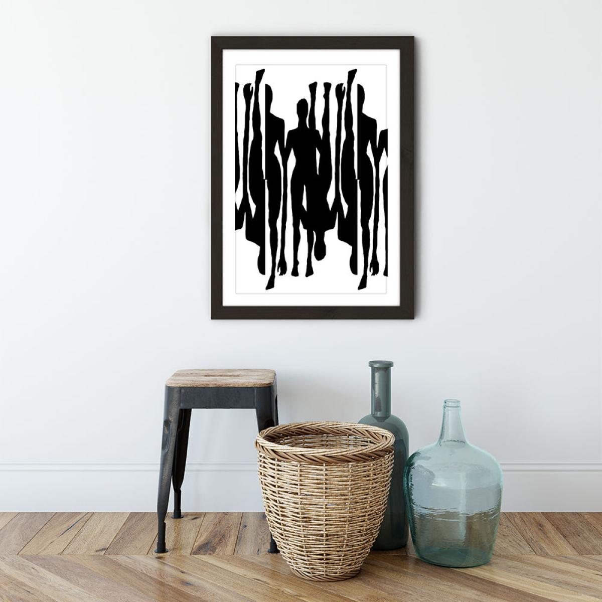 Silhouttes VIII Art Print Black Frame – image 3