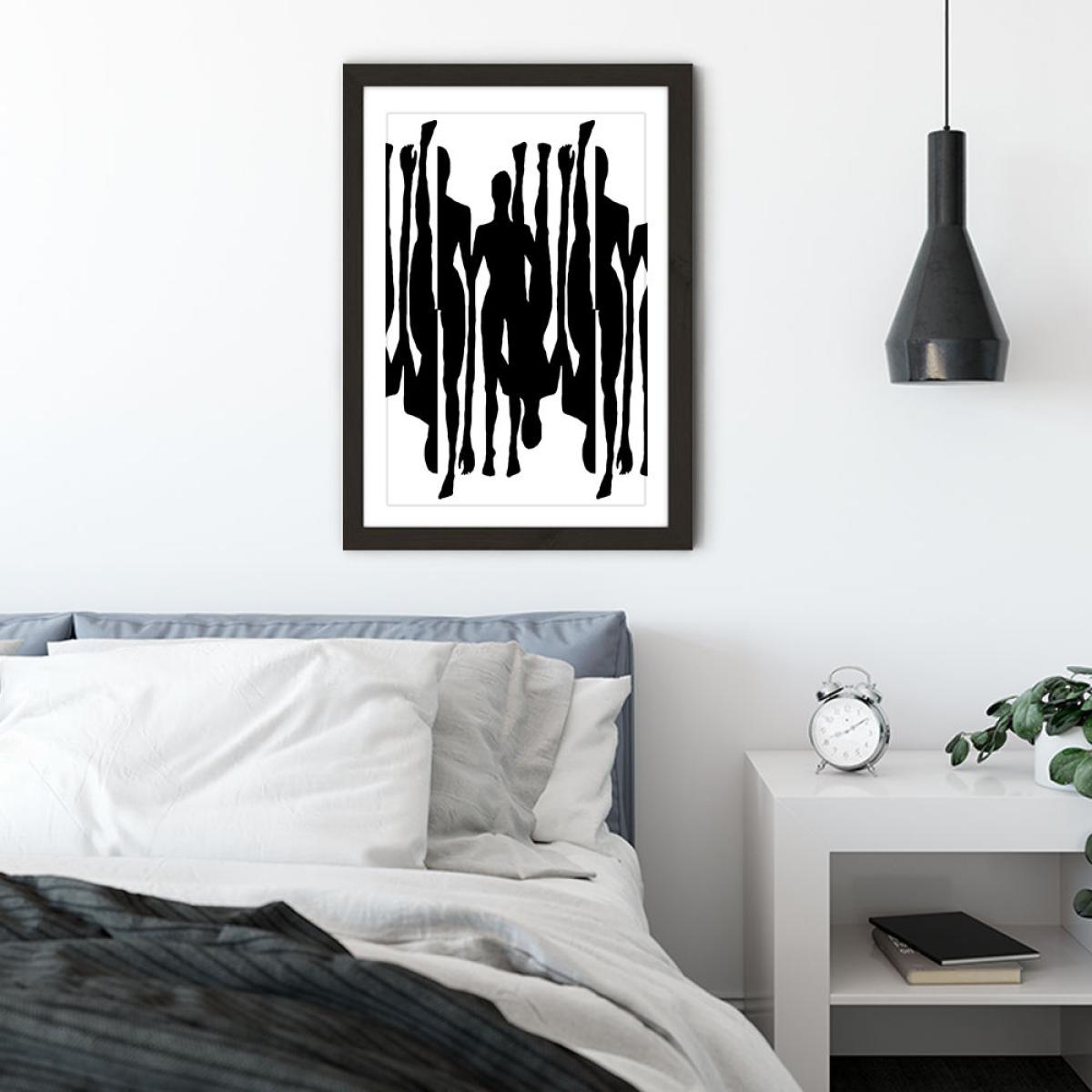 Silhouttes VIII Art Print Black Frame – image 4