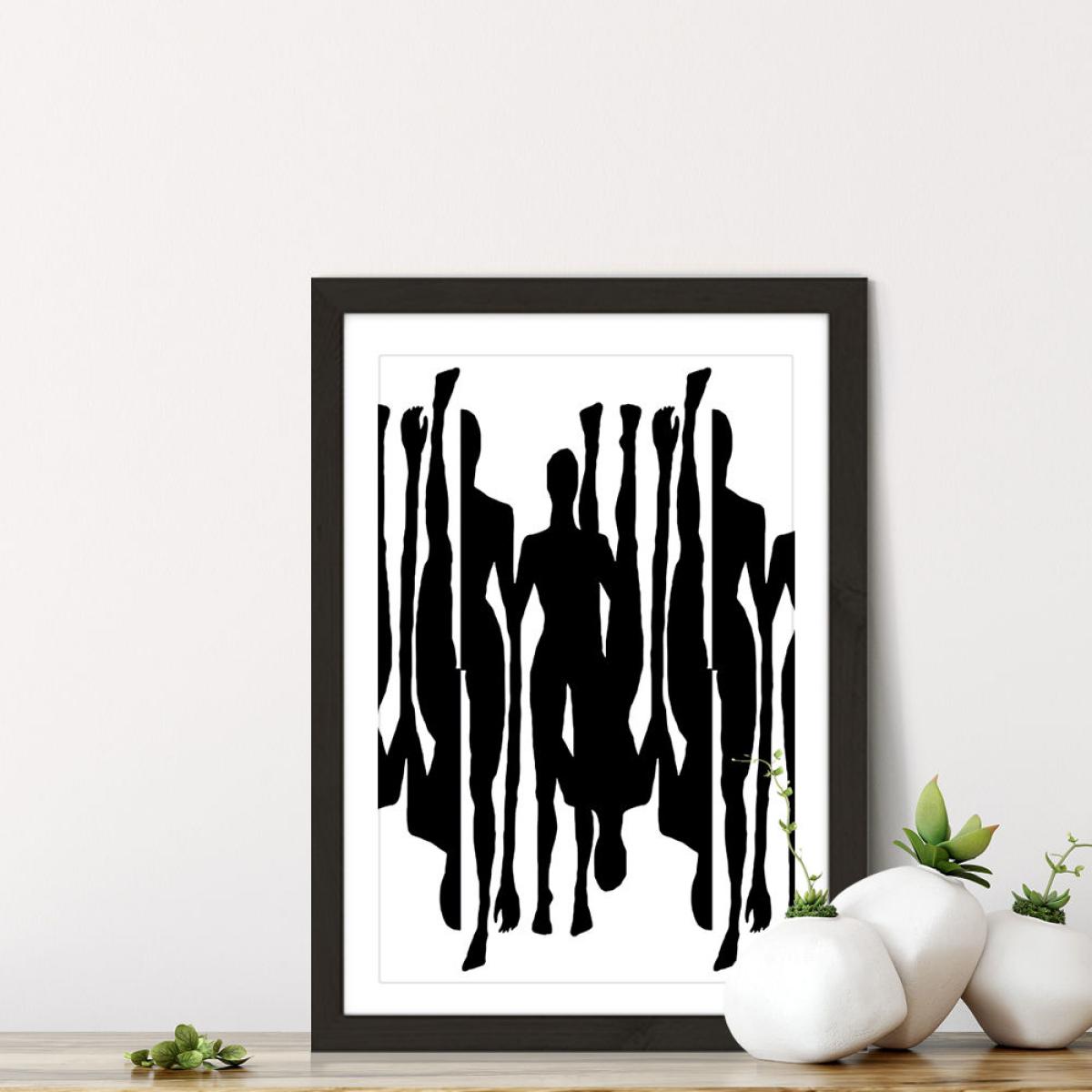 Silhouttes VIII Art Print Black Frame – image 6