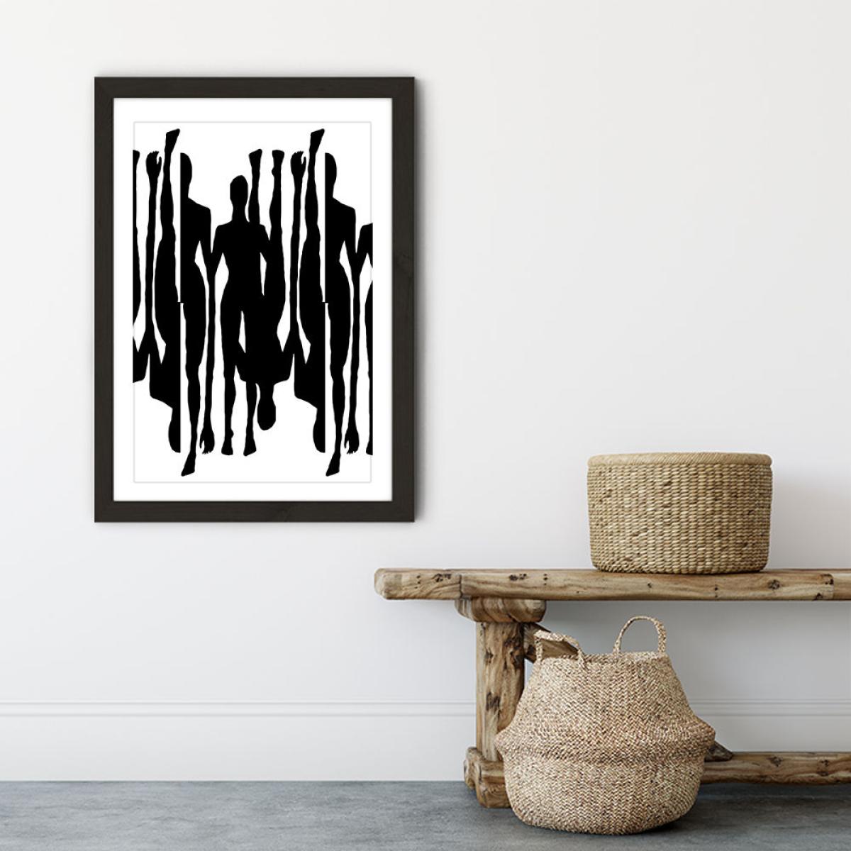 Silhouttes VIII Art Print Black Frame – image 7