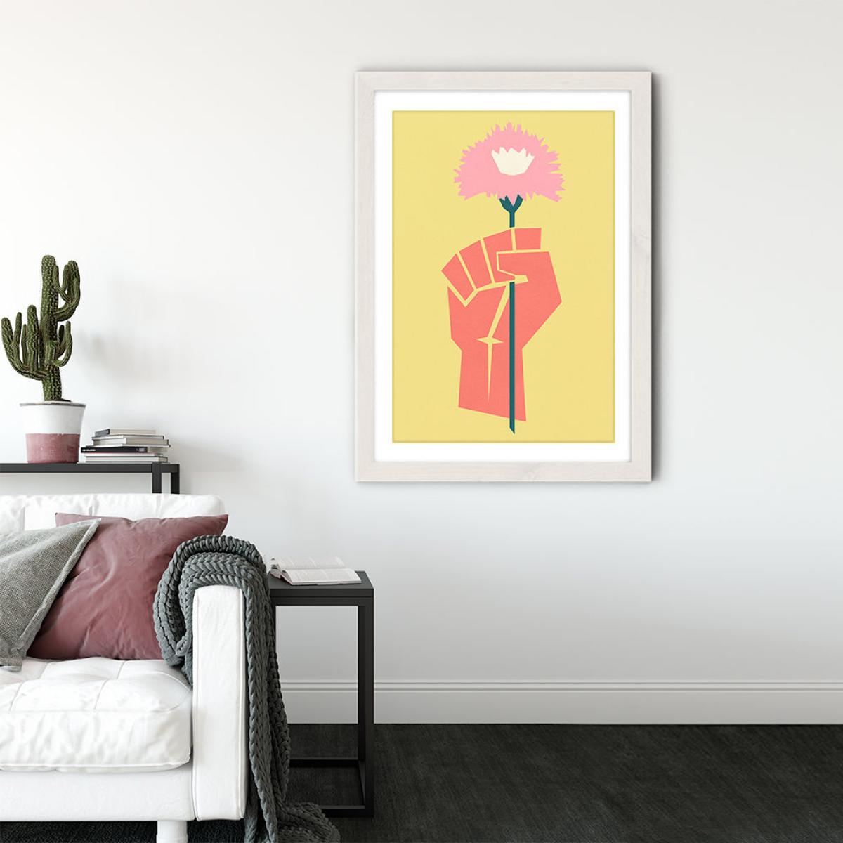 First of May Art Print White Frame – image 3