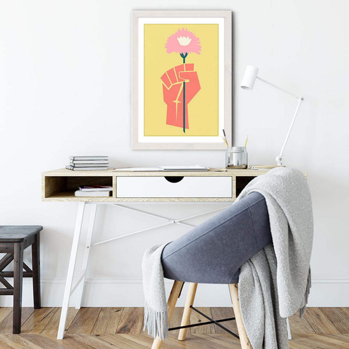 First of May Art Print White Frame – image 4