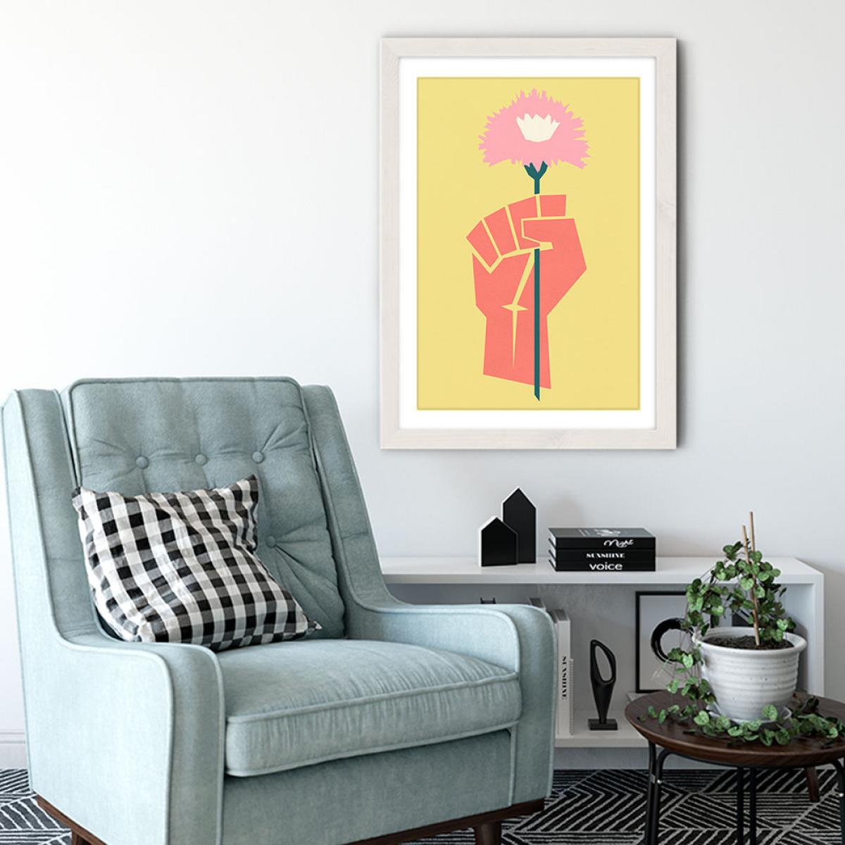 First of May Art Print White Frame – image 5