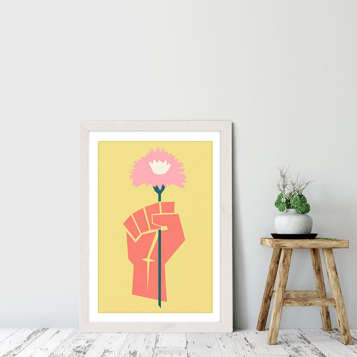 First of May Art Print White Frame – image 7