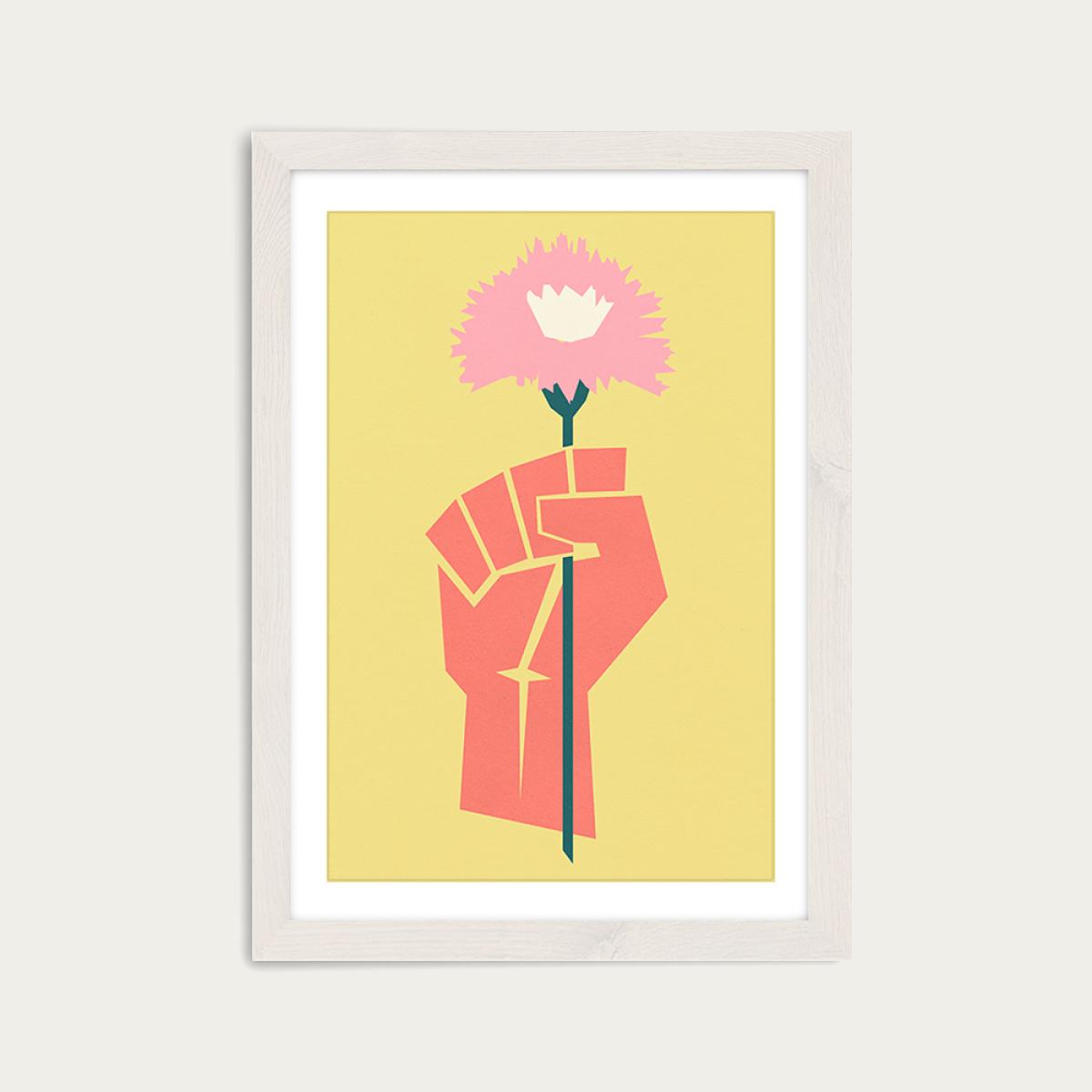 First of May Art Print White Frame – image 1