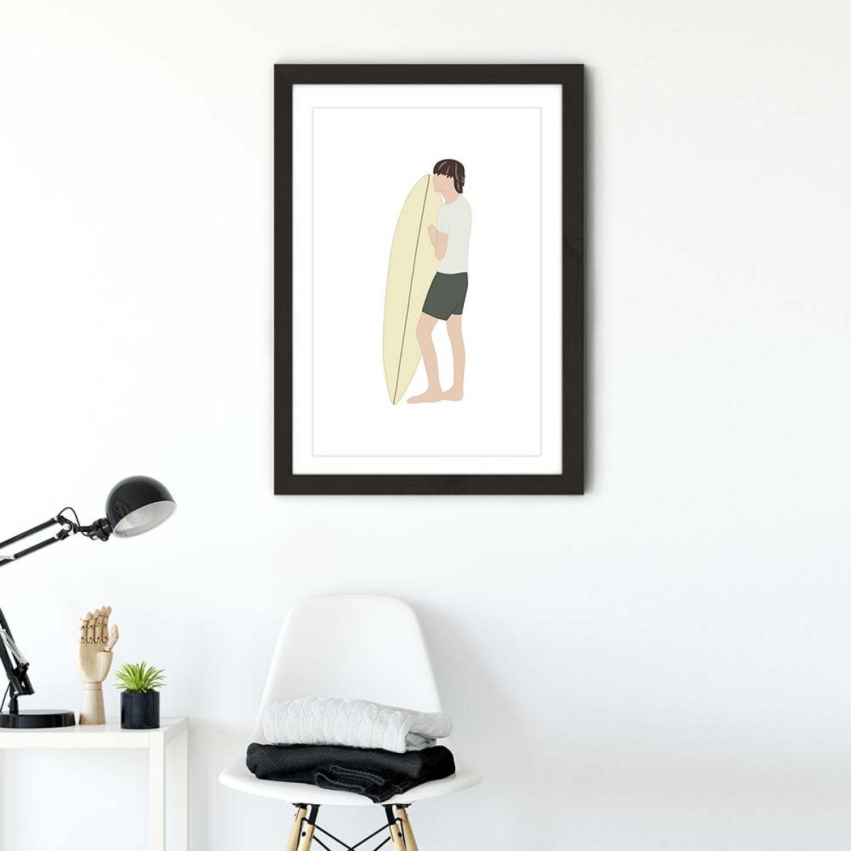 Kalani Art Print Black Frame – image 2