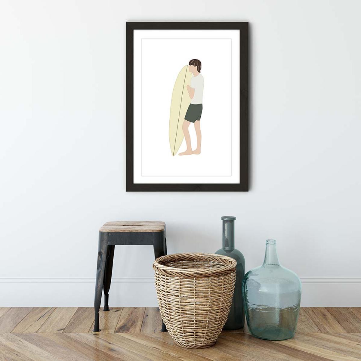 Kalani Art Print Black Frame – image 3