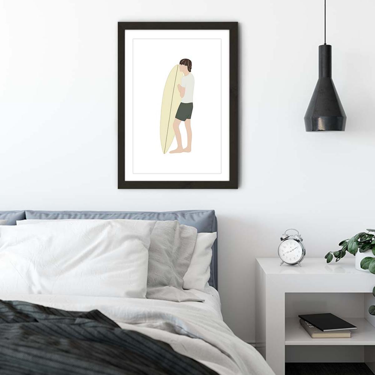 Kalani Art Print Black Frame – image 4