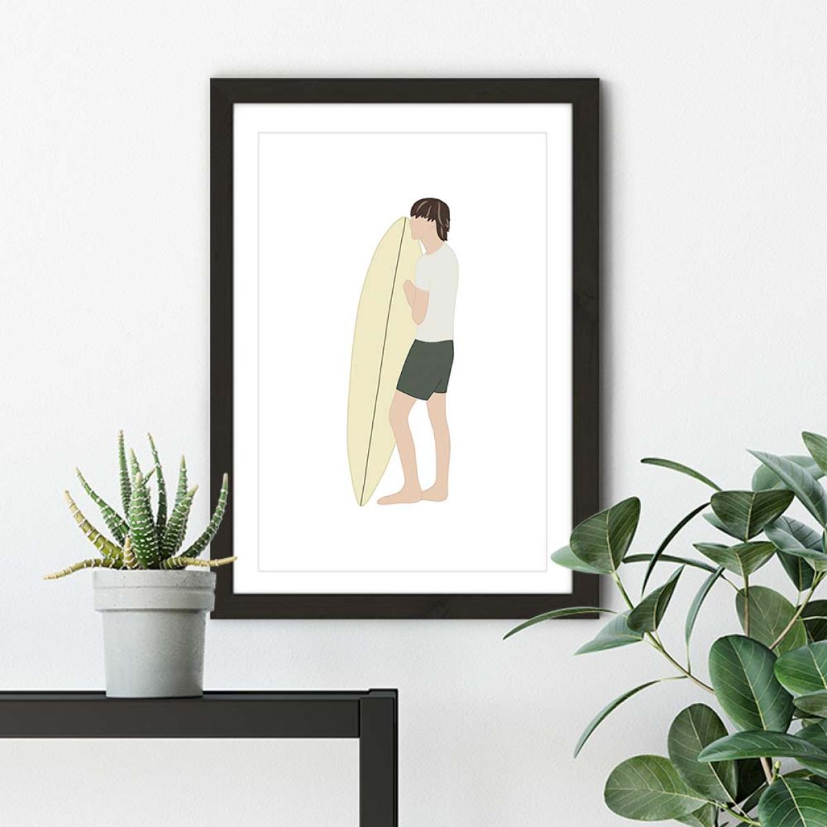 Kalani Art Print Black Frame – image 5