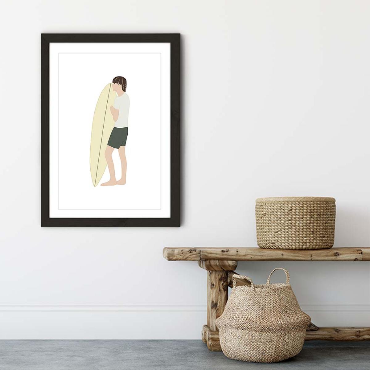 Kalani Art Print Black Frame – image 6