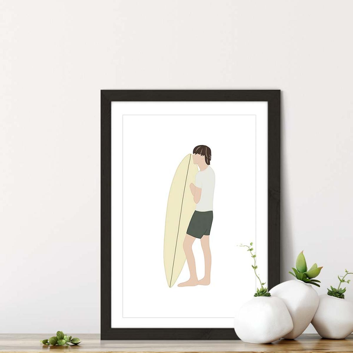 Kalani Art Print Black Frame – image 7