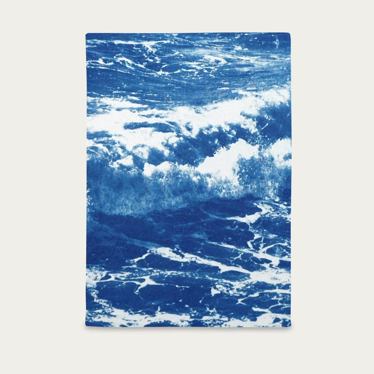 Australian Rolling Waves Handmade Cyanotype Art Print – image 5