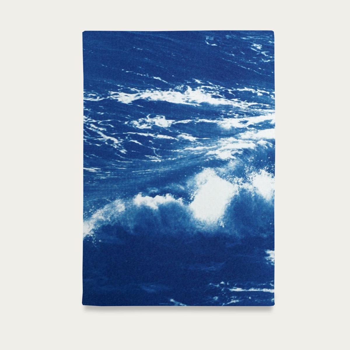 Australian Rolling Waves Handmade Cyanotype Art Print – image 8