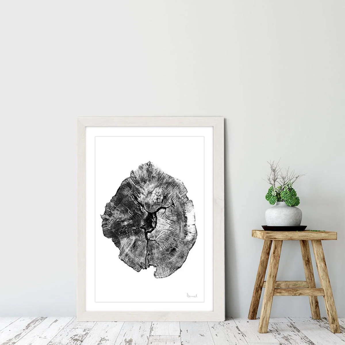 Big Oak England Art Print White Frame – image 6