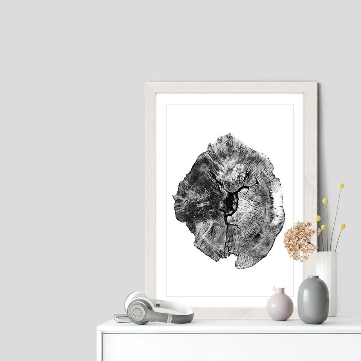 Big Oak England Art Print White Frame – image 7