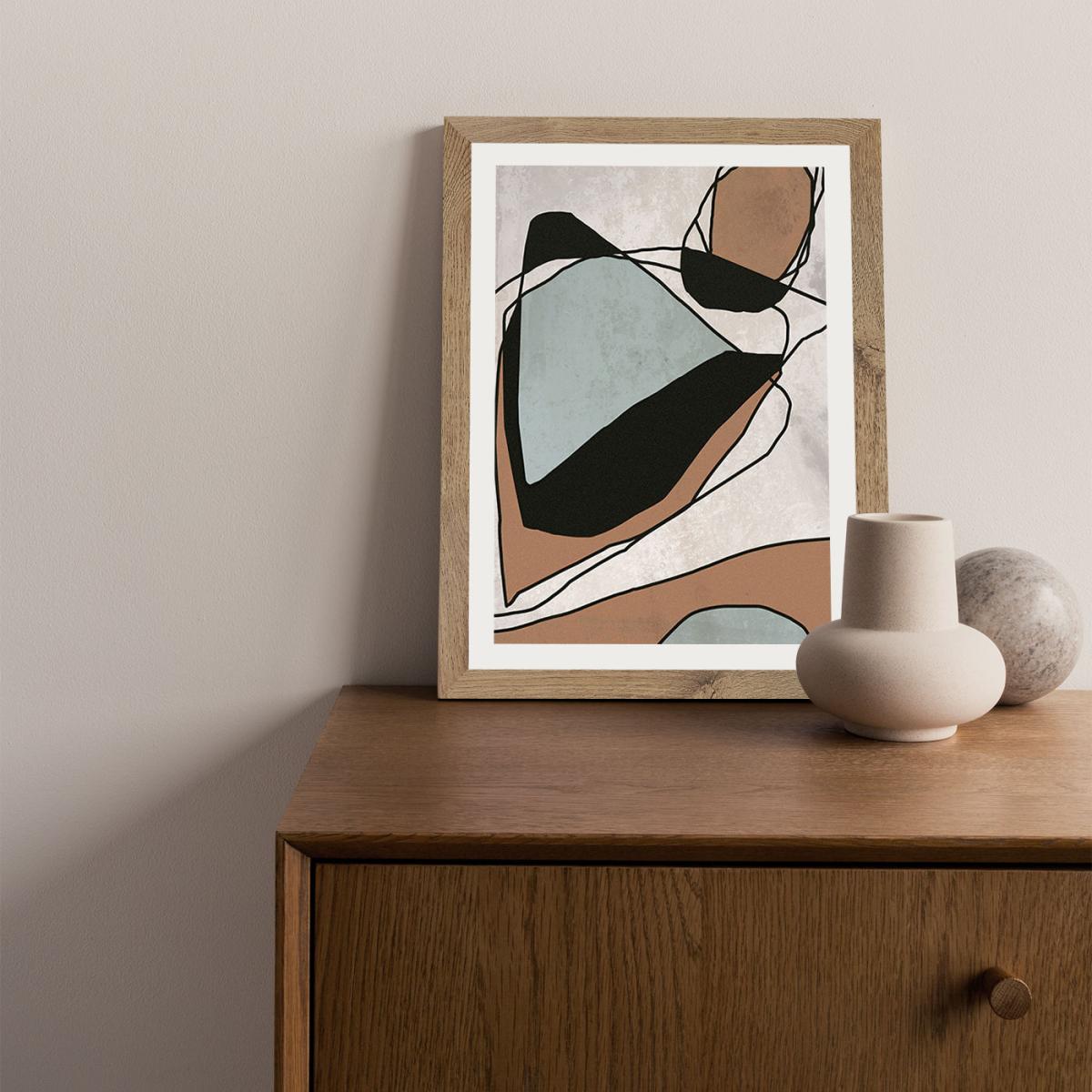 Amsterdam Weekend Art Print Oak Frame – image 2