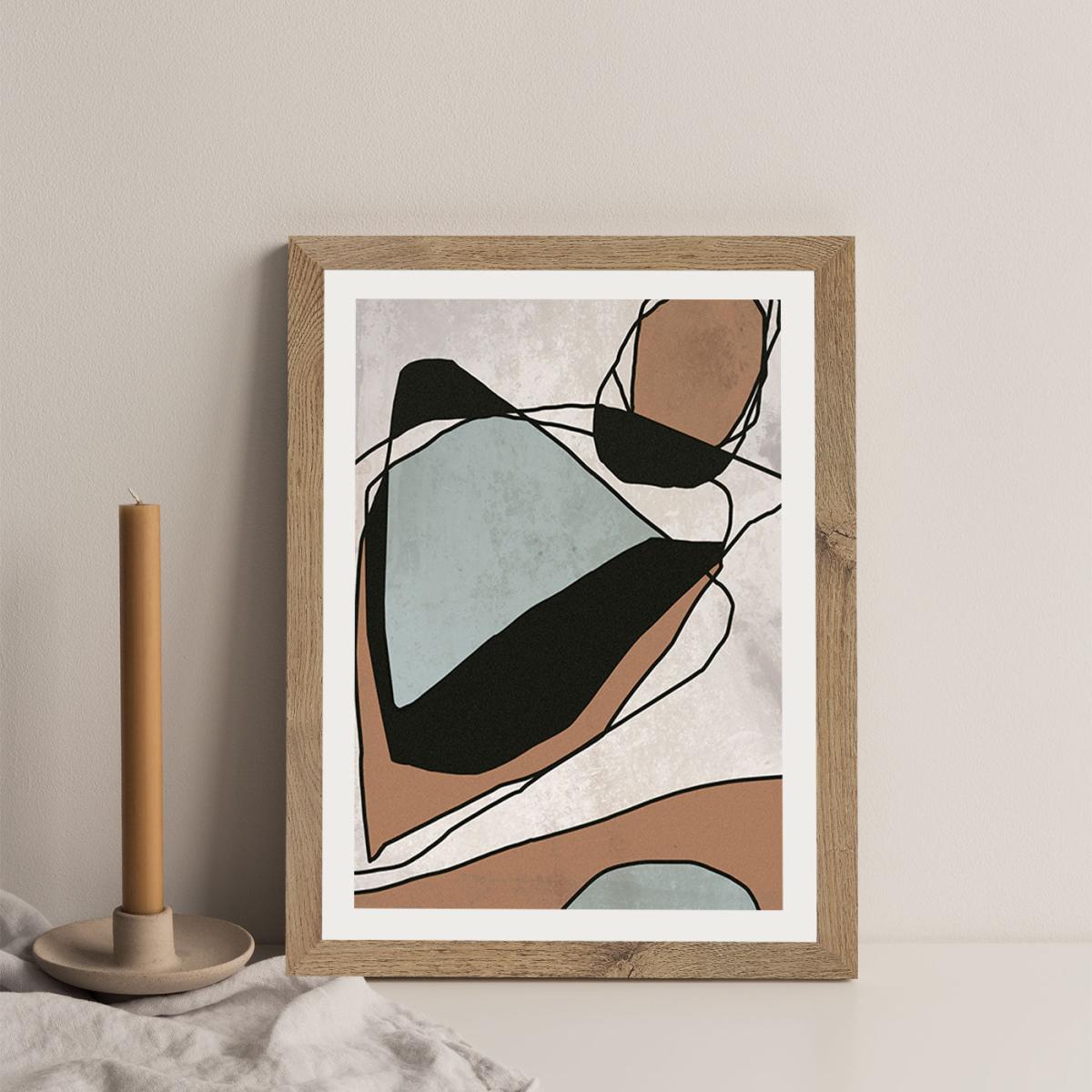 Amsterdam Weekend Art Print Oak Frame – image 3
