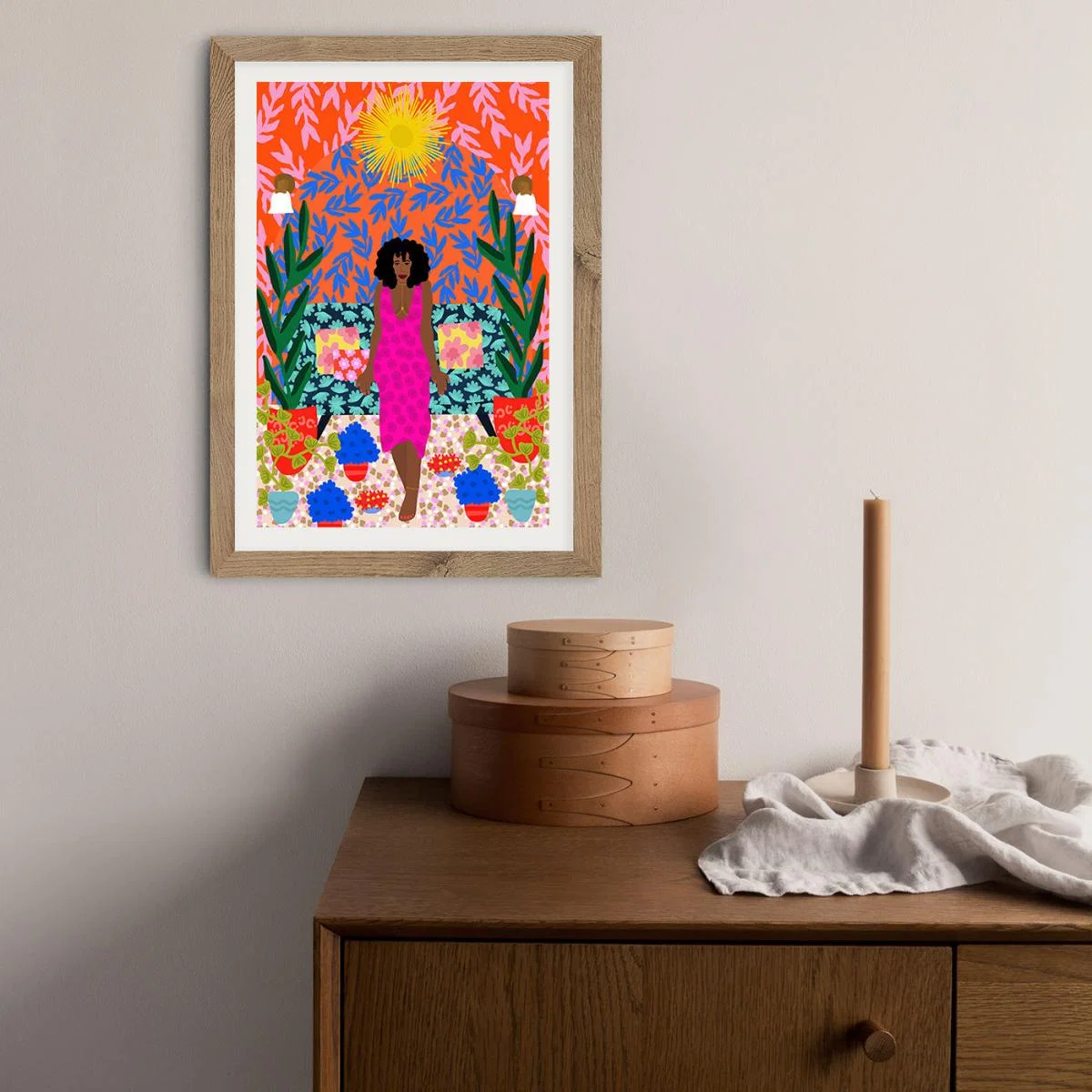 Being Proud Of Myself Art Print Oak Frame – image 11