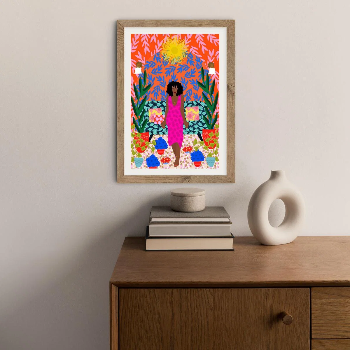 Being Proud Of Myself Art Print Oak Frame – image 7