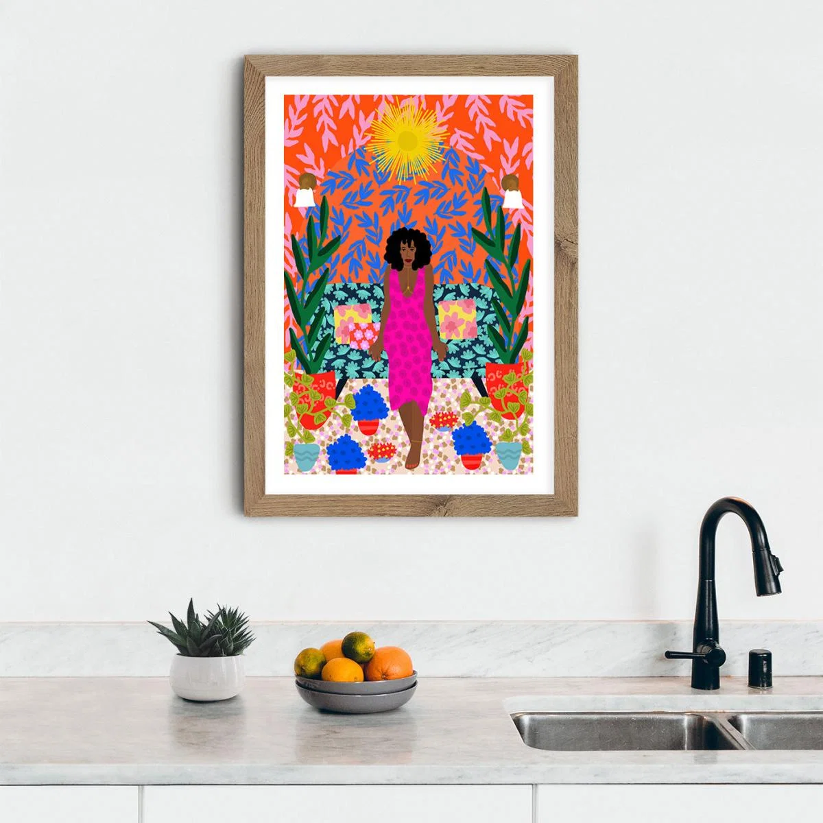 Being Proud Of Myself Art Print Oak Frame – image 9