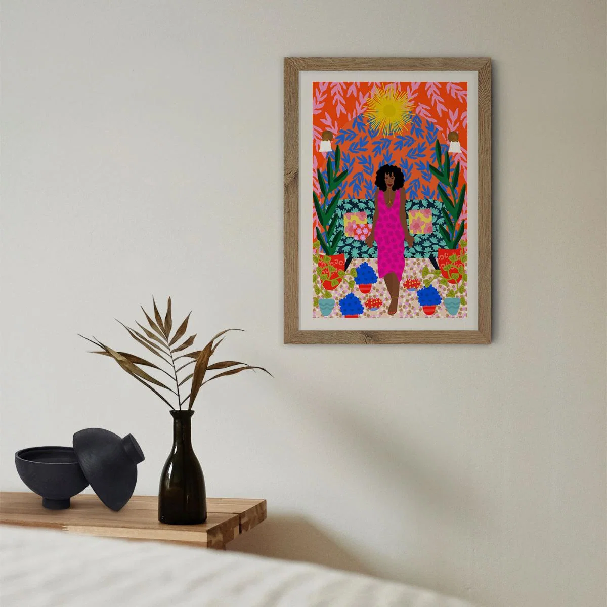 Being Proud Of Myself Art Print Oak Frame – image 10