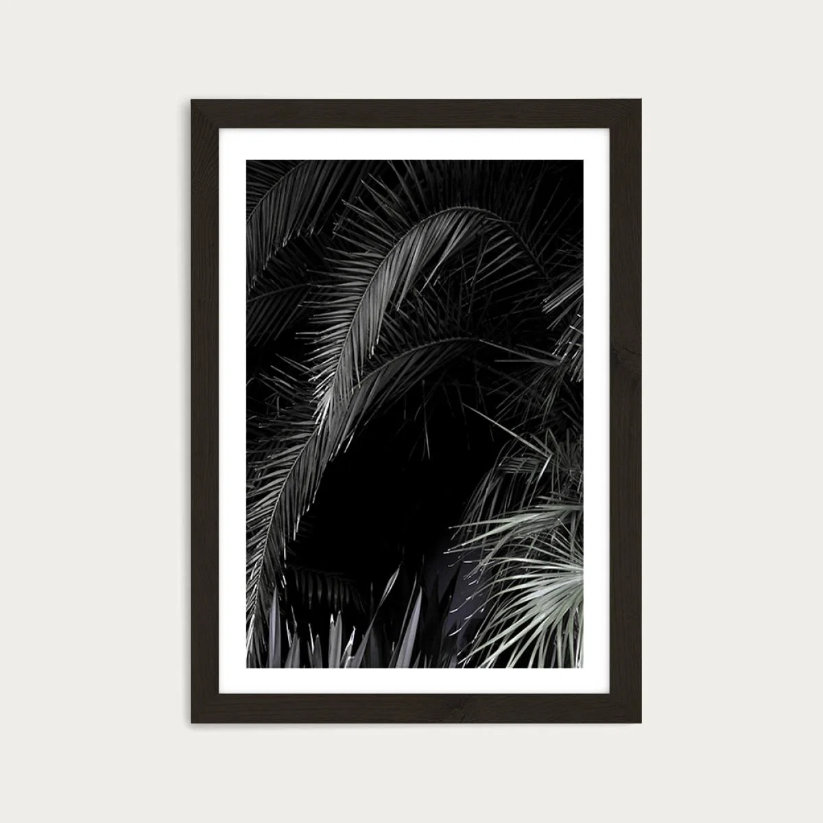 Tropical Garden 1I5 Art Print Black Frame – image 1