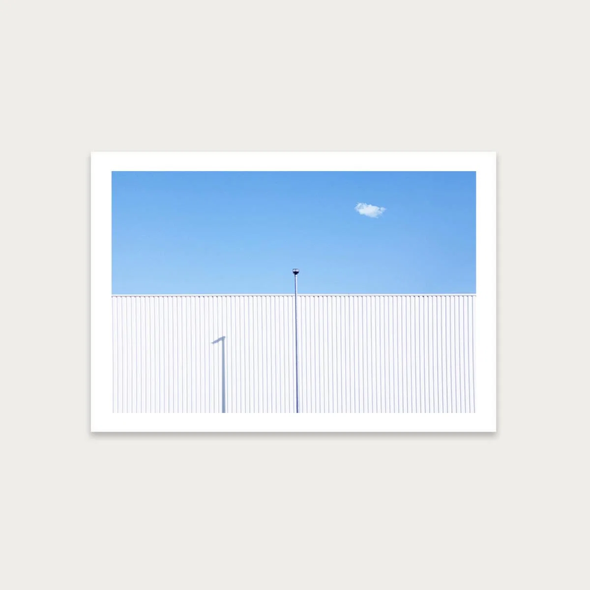 White Stripes Art Print Unframed